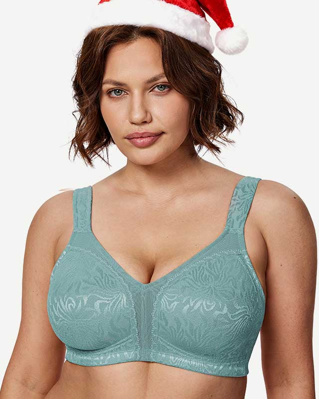 Full Coverage Minimizer Bra Wire-free, Mint Green