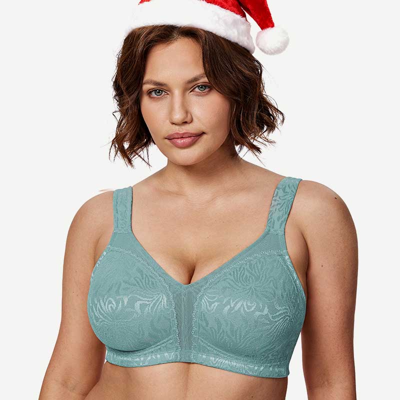 Full Coverage Minimizer Bra Wire-free, Mint Green