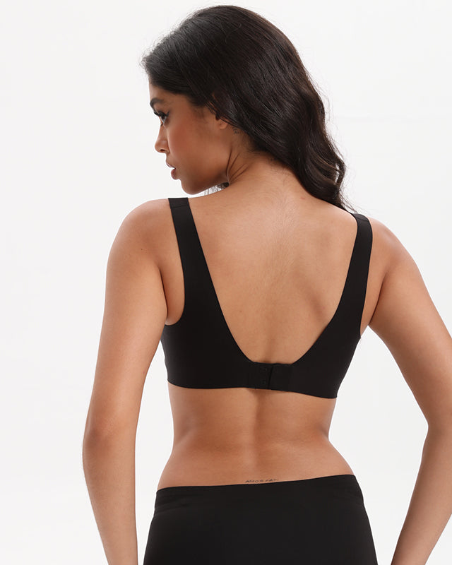 Deep V Wireless Bra Seamless Soft Bralette Wingslove