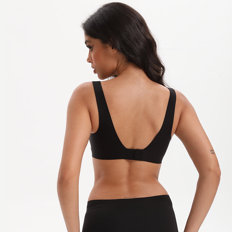 Deep V Wireless Bra Seamless Soft Bralette Wingslove