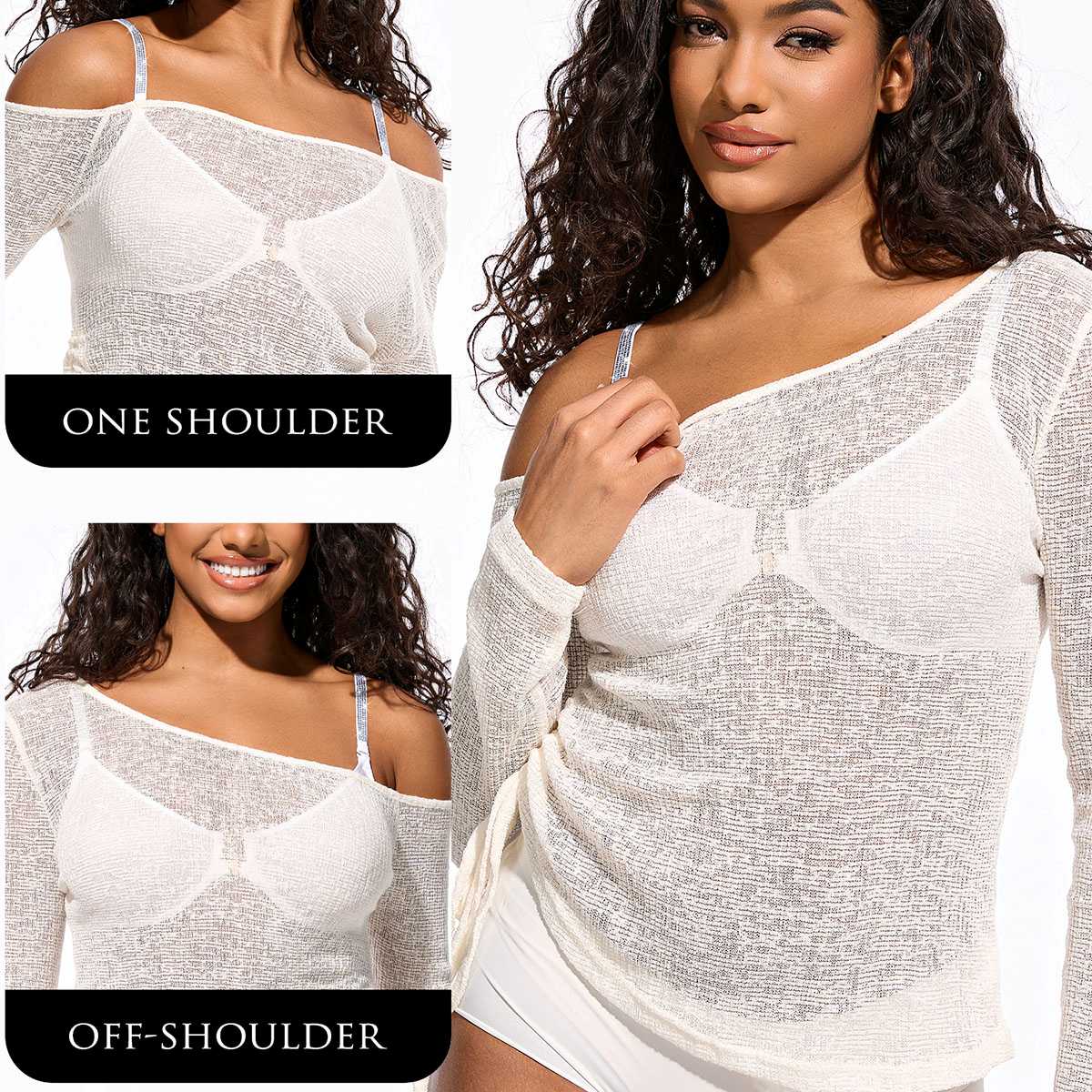 Front Closure Unlined Lace Underwire Bra with Rhinestone Straps, White Wingslove