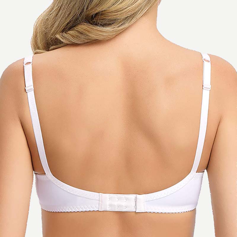 Wingslove Full Coverage Lace Bra Underwire Bralette, White
