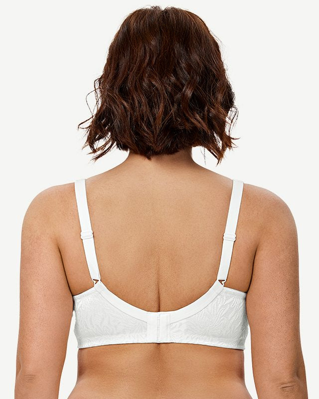 Full Coverage Minimizer Bra Wire-free, White