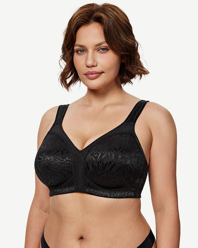 Full Coverage Minimizer Bra Wire-free, Black