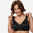 Minimizer Bra Non Padded Wire-free Black - WingsLove