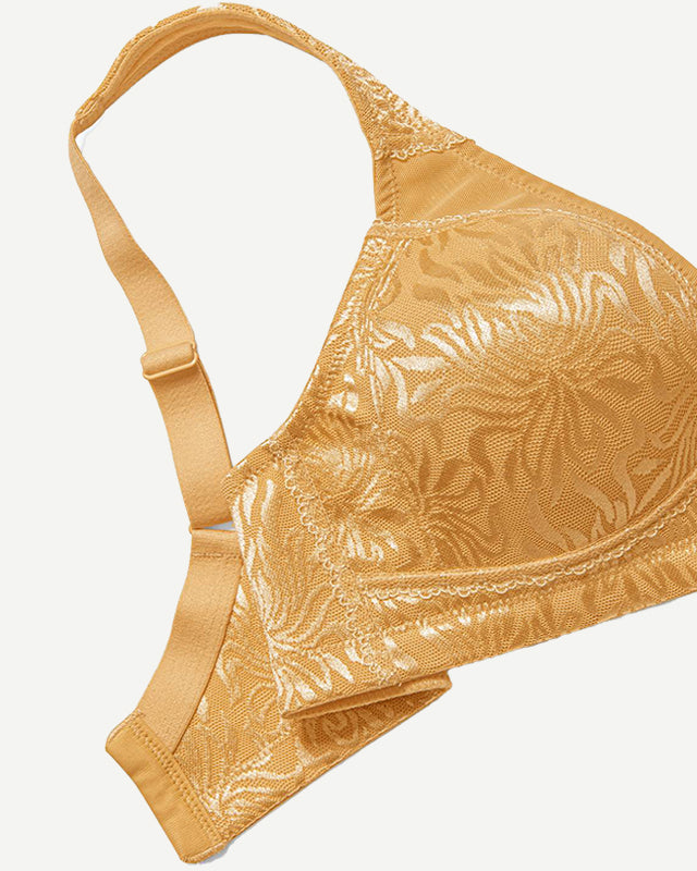 Minimizer Bra Non Padded Wire-free Gold - WingsLove