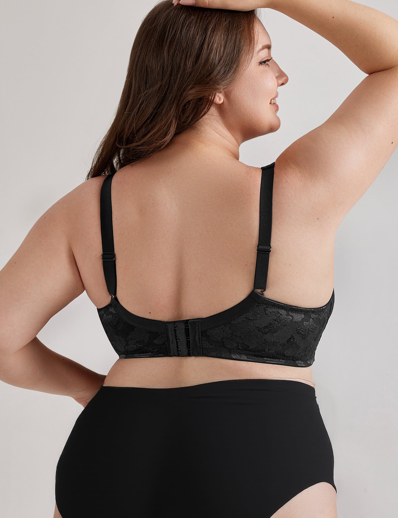 Minimizer Bras Full Coverage Wirefree, Black Wingslove