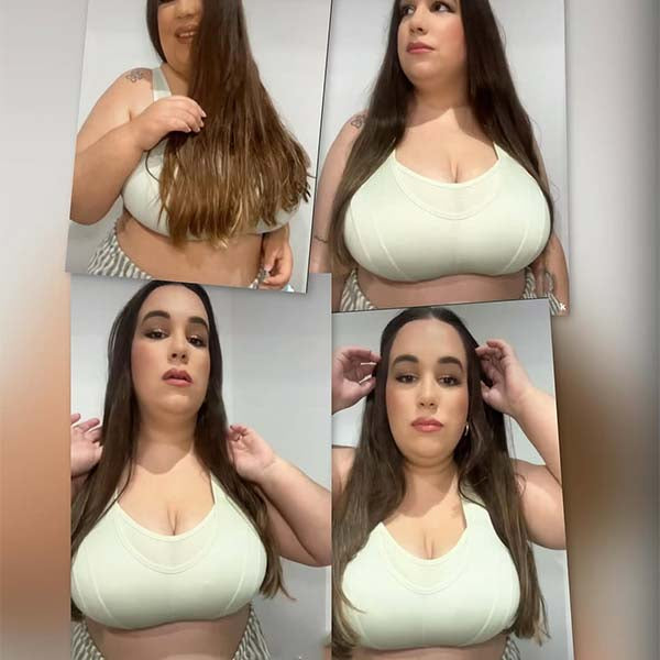 Plus Size Non Padded Yoga Wirefree Sports Bra, Green Wingslove