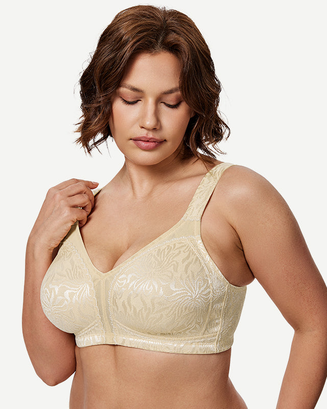 Plus_Sizes_Minimizer_Bra_Non_Padded_Wire-free_Nude_Color