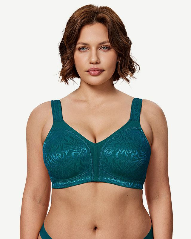Full Coverage Minimizer Bra Wire-free, Malachite Green