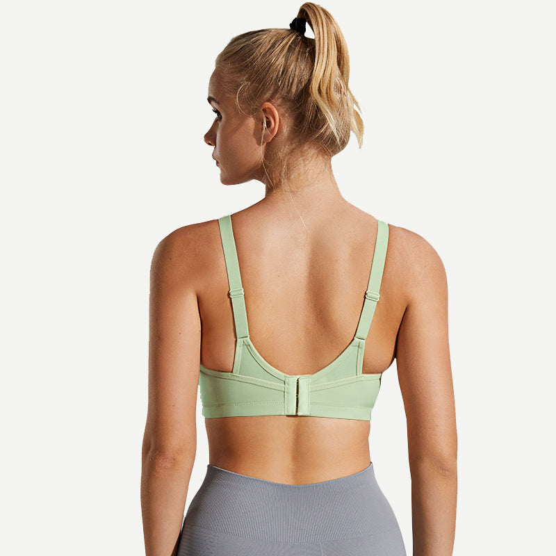 high-impact-large-bust-full-coverage-workout-bras-green wingslove