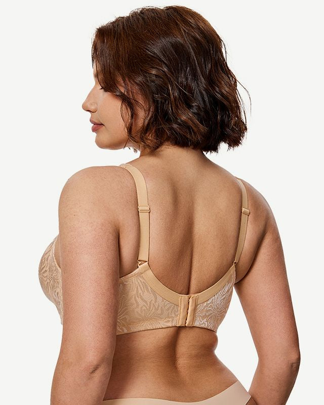 Full Coverage Minimizer Bra Wire-free, Dark Nude
