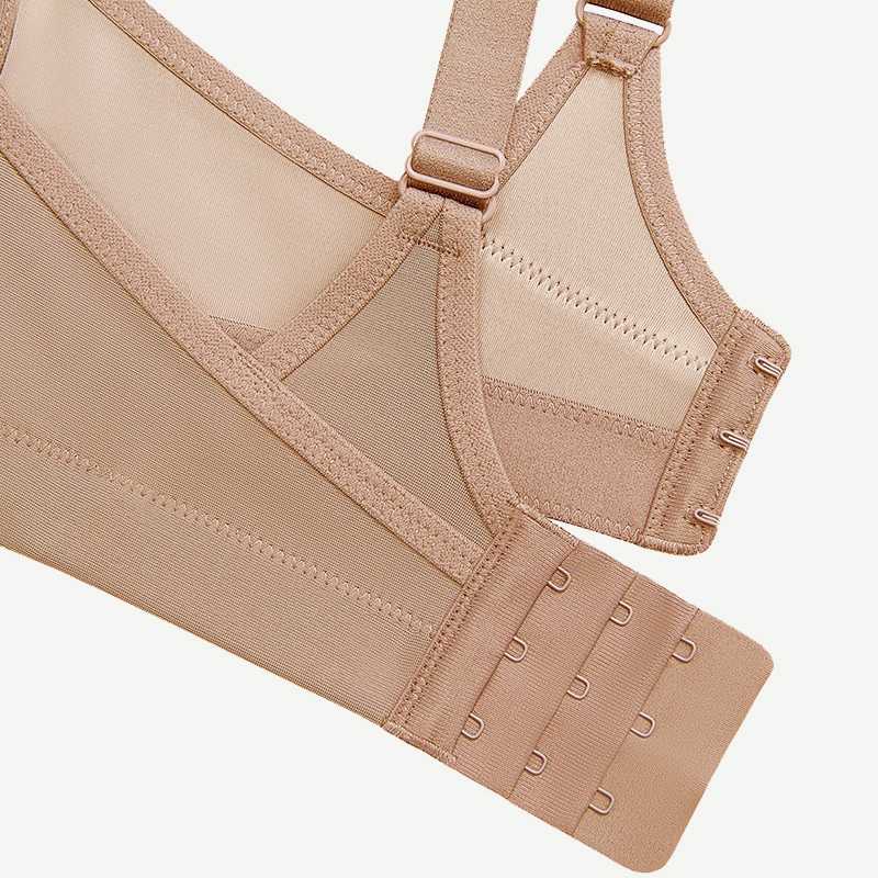 Plus Size Non Padded Yoga Sports Bra Nude