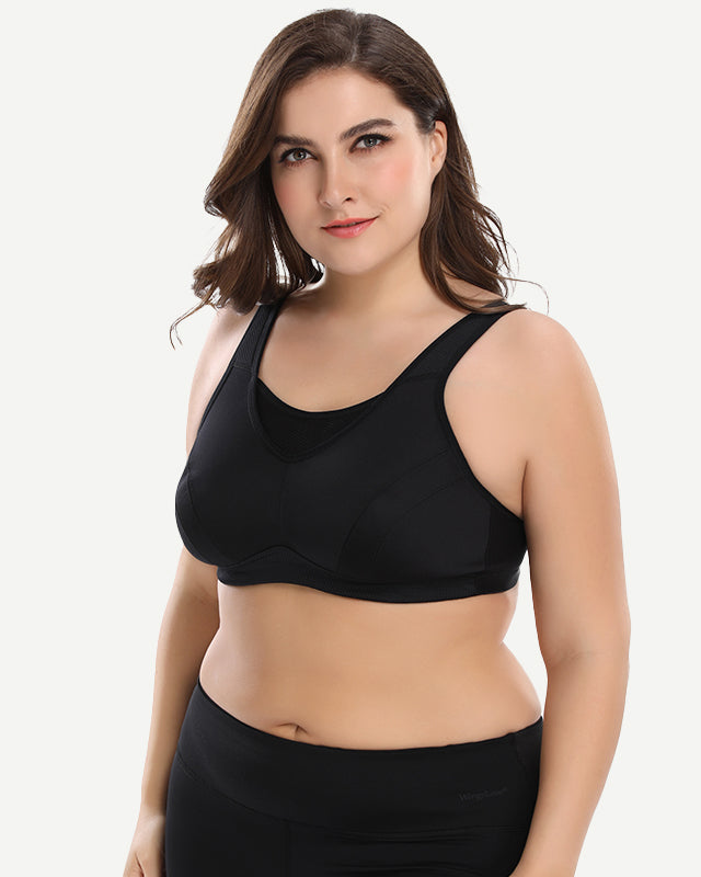 plus-size-non-padded-yoga-sports-bra-black wingslove