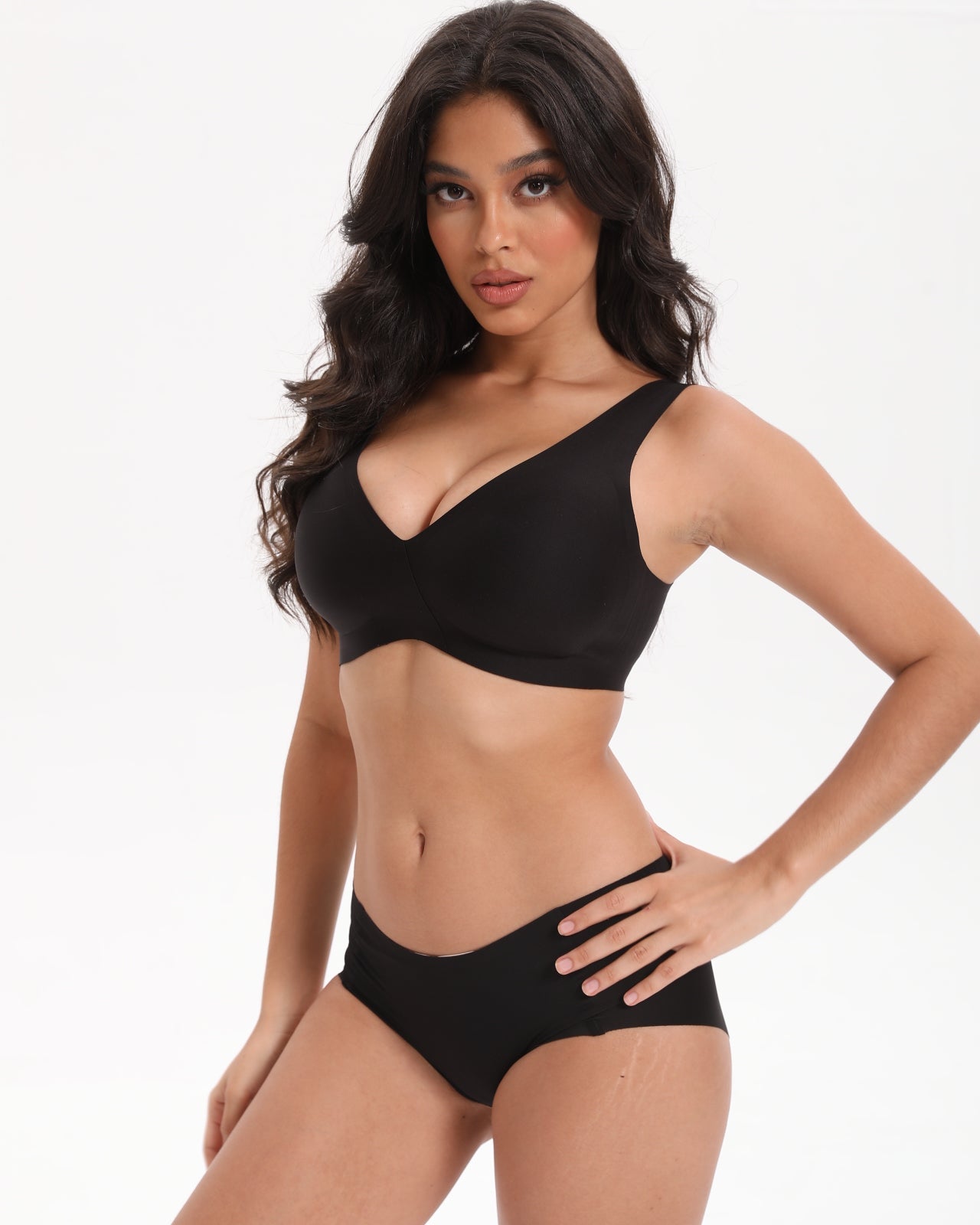 Seamless T-Shirt Sports Bra with Wireless Push - Up Lift | WingsLove Value Essential - WingsLove