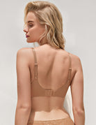 Smooth Lift Seamless Support Bra Brown - WingsLove