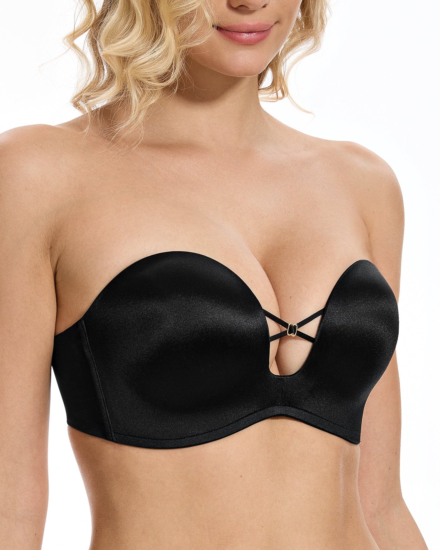 Strapless Seamless Lift With Stay Put Support Bra - WingsLove