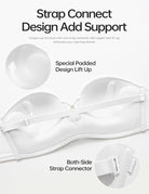 Strapless Seamless Lift With Stay Put Support Bra - WingsLove
