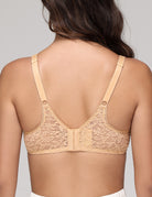 Wingslove Women's Sexy Lace Bra Sheer Bralette See Through Bras Underwire Added Support - WingsLove