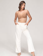 Wingslove Women's Strapless Full Figure Bra Underwire Multiway Contour Plus Size Bra Nude - WingsLove