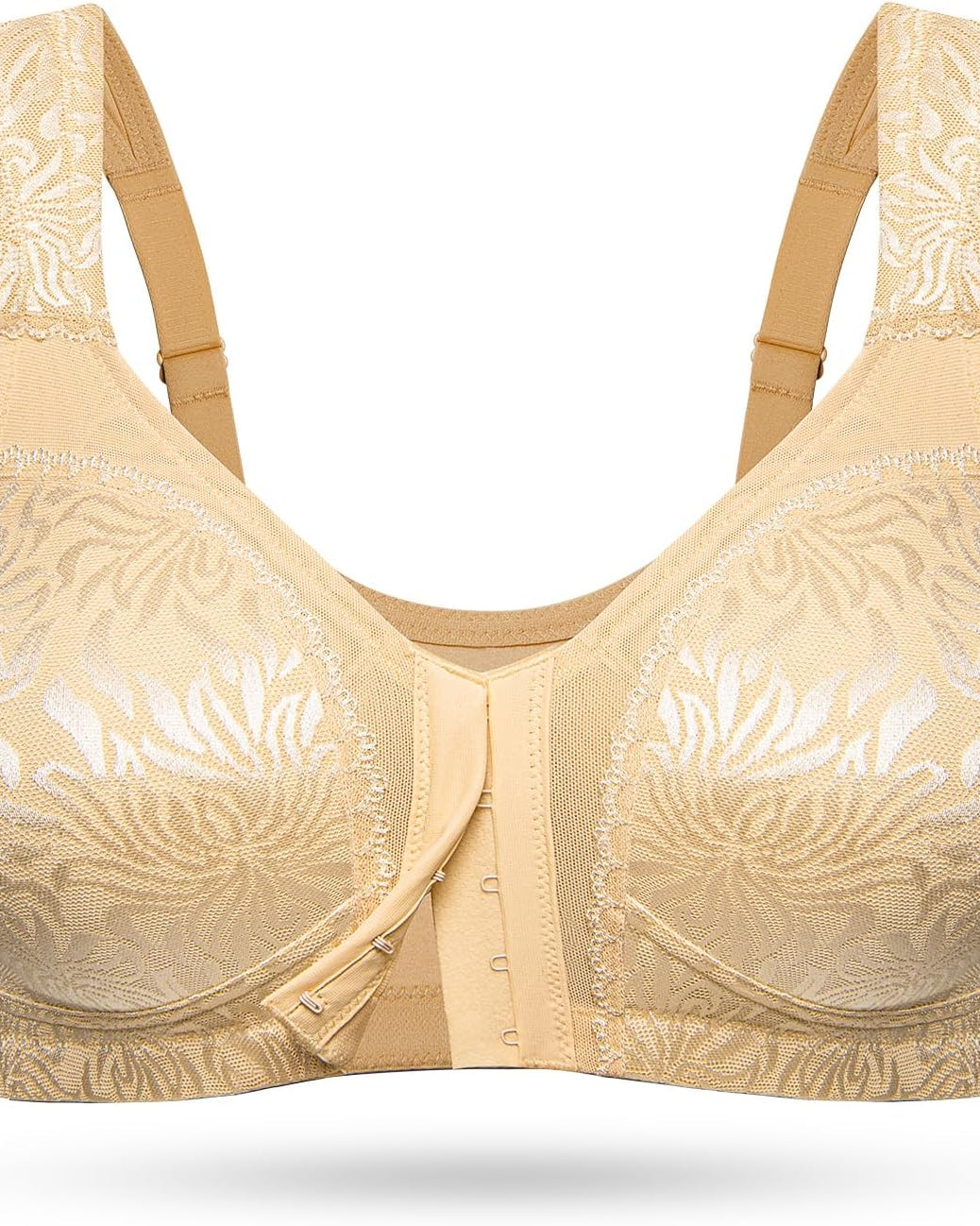 Wireless Minimizer Deep V Plus Size & Ultra - Soft Support Bra - WingsLove