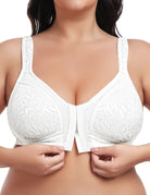 Wireless Minimizer Deep V Plus Size & Ultra - Soft Support Bra - WingsLove