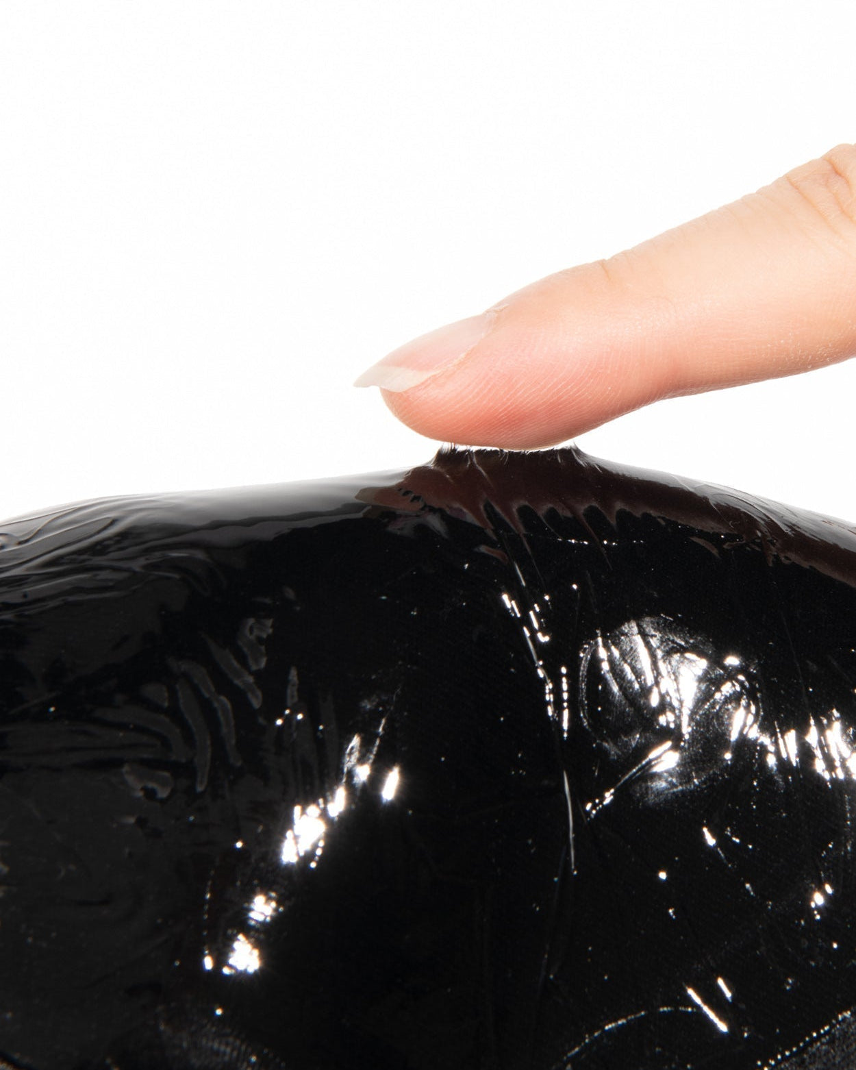Adhesive Push-up Reusable Self Silicone Bra Black - WingsLove