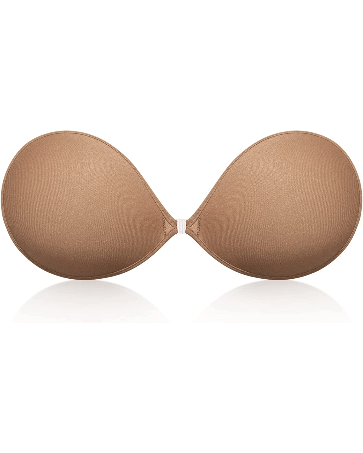 Adhesive Push-up Reusable Self Silicone Bra Milk Coffee - WingsLove