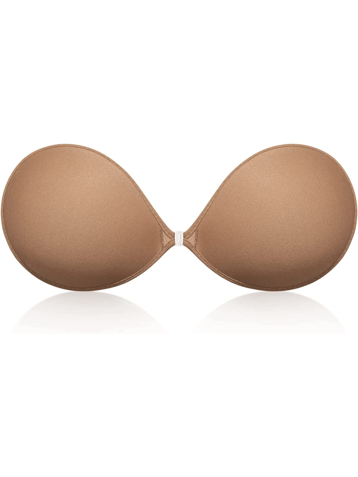 Adhesive Push-up Reusable Self Silicone Bra Milk Coffee - WingsLove