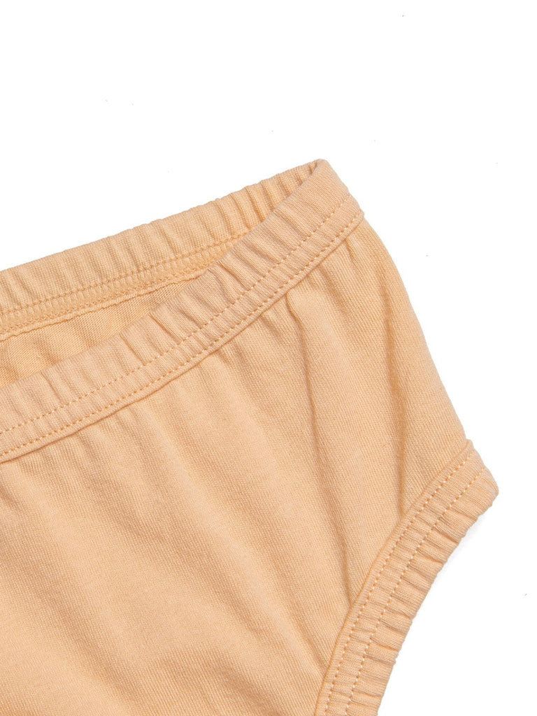 Cotton High-Cut Brief Plus Size Underwear Nude - WingsLove