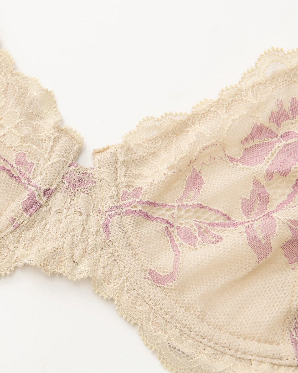 Eyelash Lace Demi Sexy Sheer Lace Balconette Bra - WingsLove