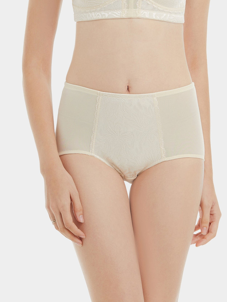 Women's Cotton Underwear Mid Low Rise Full Briefs Breathable