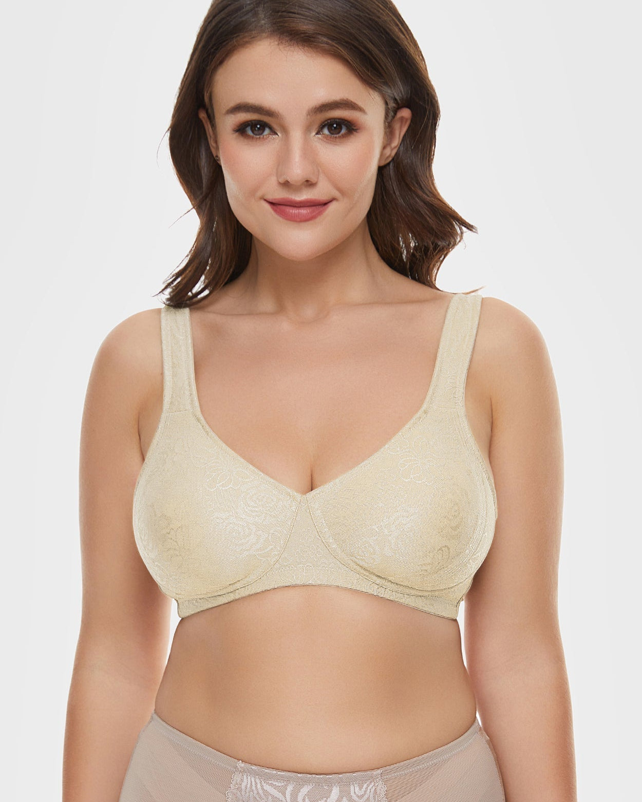 Full Coverage Minimizer Wire-free Seamless Bra - WingsLove