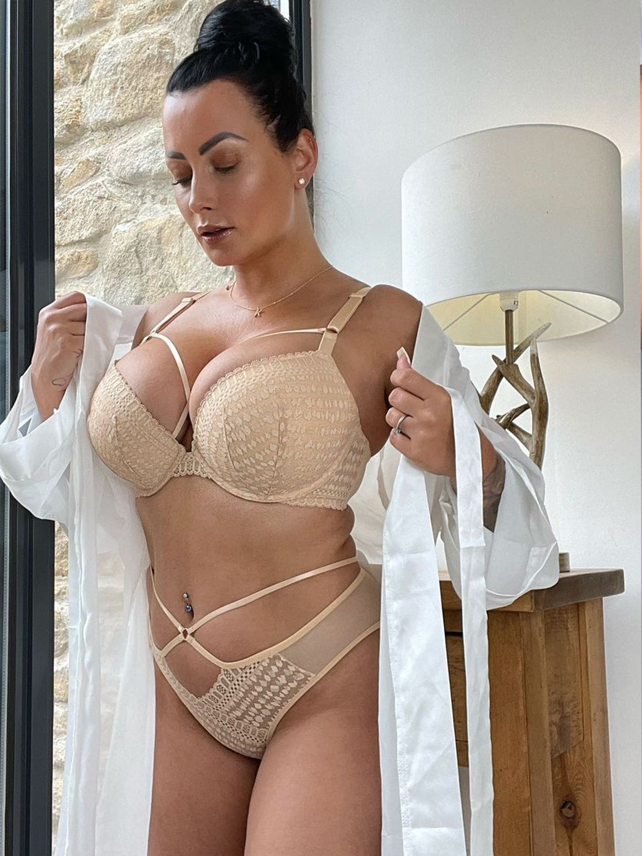 Lace Push Up Bra Padded Strappy Back Underwire - WingsLove