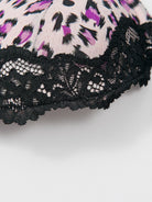 Leopard Push Up Bra Racerback Padded Underwire Sexy Lace Back - WingsLove