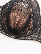 Push Up Full Figure Strapless Bra Pleated Lace Multiway Bra - WingsLove