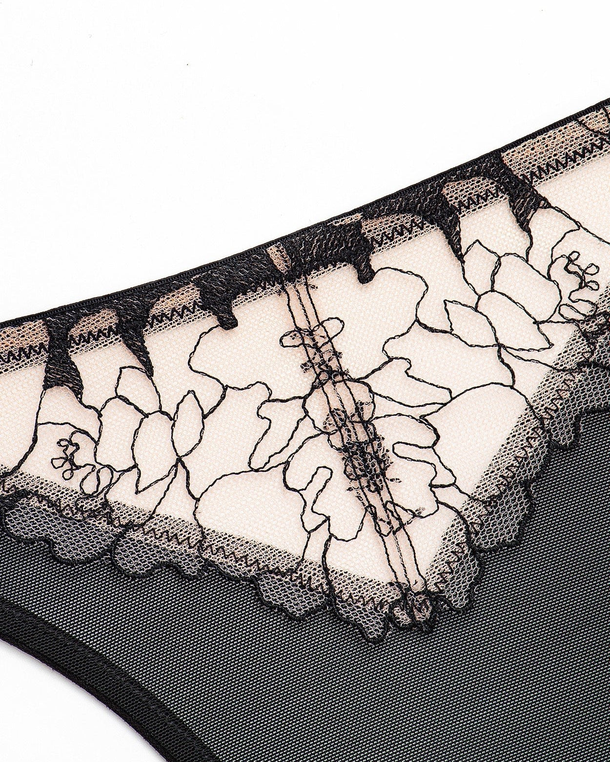 Sexy Embroidered Low Waist 3PCS - WingsLove