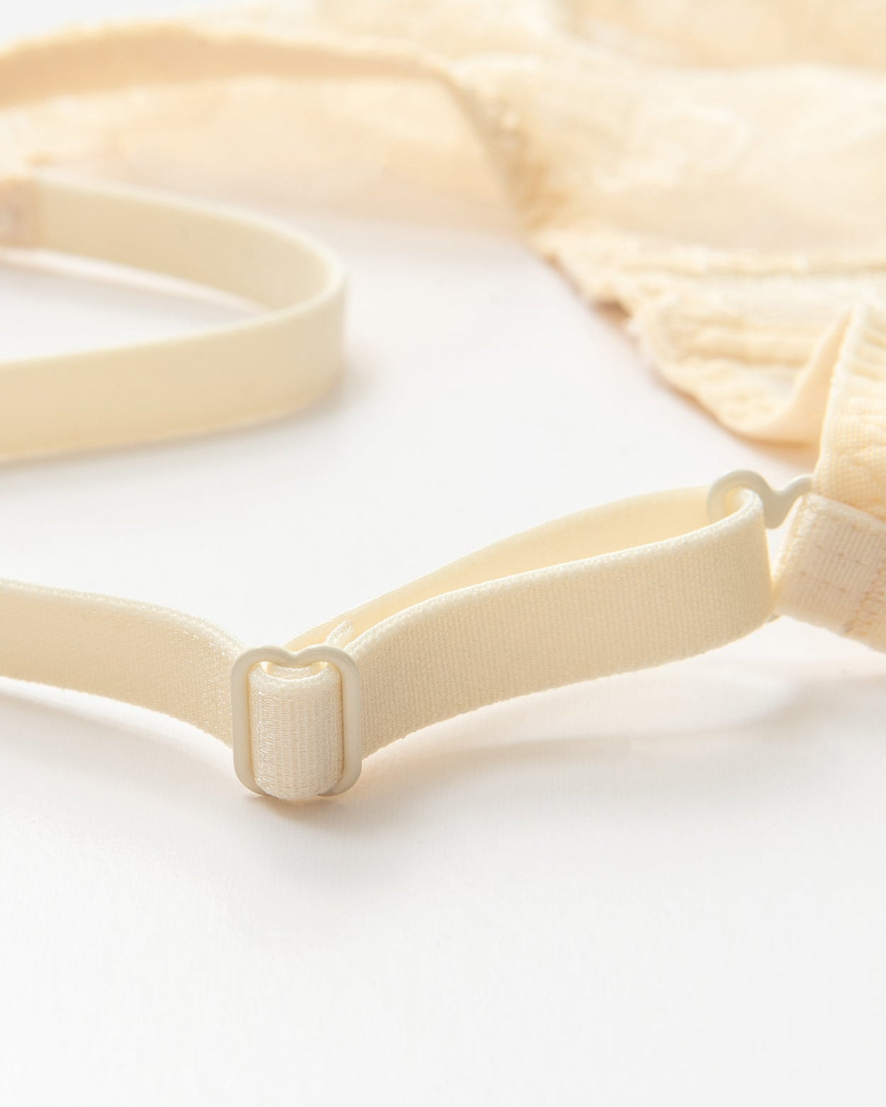 Sexy Sheer Lace Contour Plunge Bra Nude - WingsLove