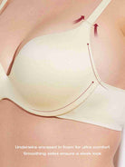 Super Padded T-Shirt Bra Add Two Cups Nude - WingsLove