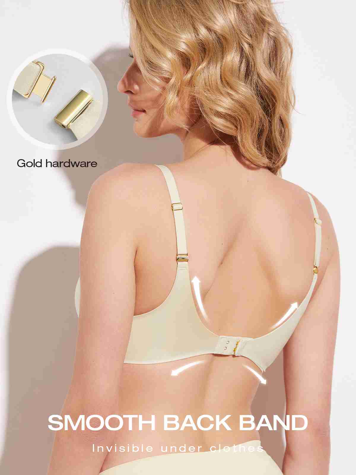 Super Padded T-Shirt Bra Add Two Cups Nude - WingsLove