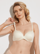Super Padded T-Shirt Bra Add Two Cups Nude - WingsLove
