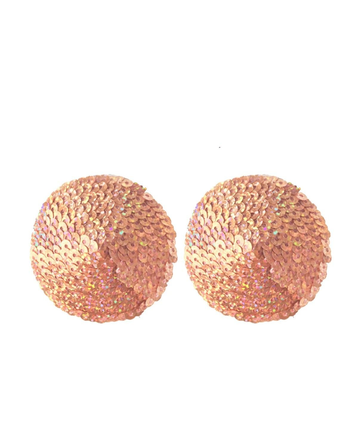 Wingslove Color Sequined Round Heart Nipple Stickers Cover - WingsLove