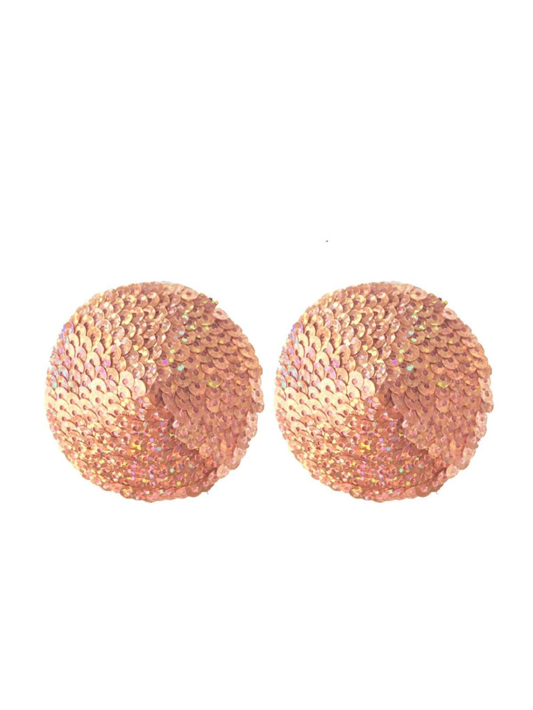 Wingslove Color Sequined Round Heart Nipple Stickers Cover - WingsLove