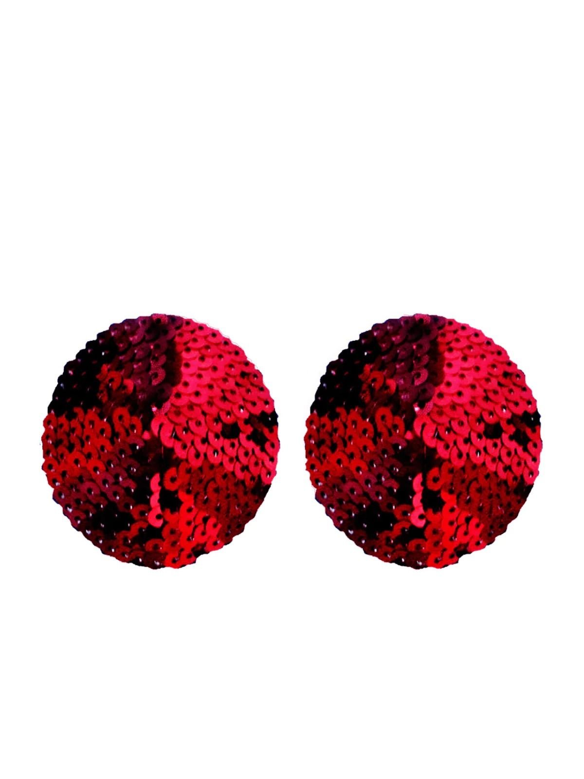 Wingslove Color Sequined Round Heart Nipple Stickers Cover - WingsLove