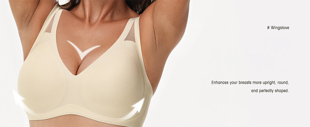 Wingslove Sexy Bralette & Deep Plunge Push Up Bra