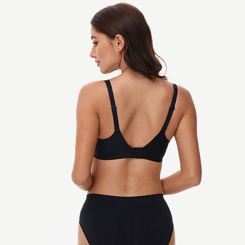 Deep V Wireless Bra Seamless Soft Bralette