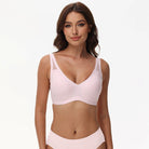 Deep V Wireless Bra Seamless Soft Bralette