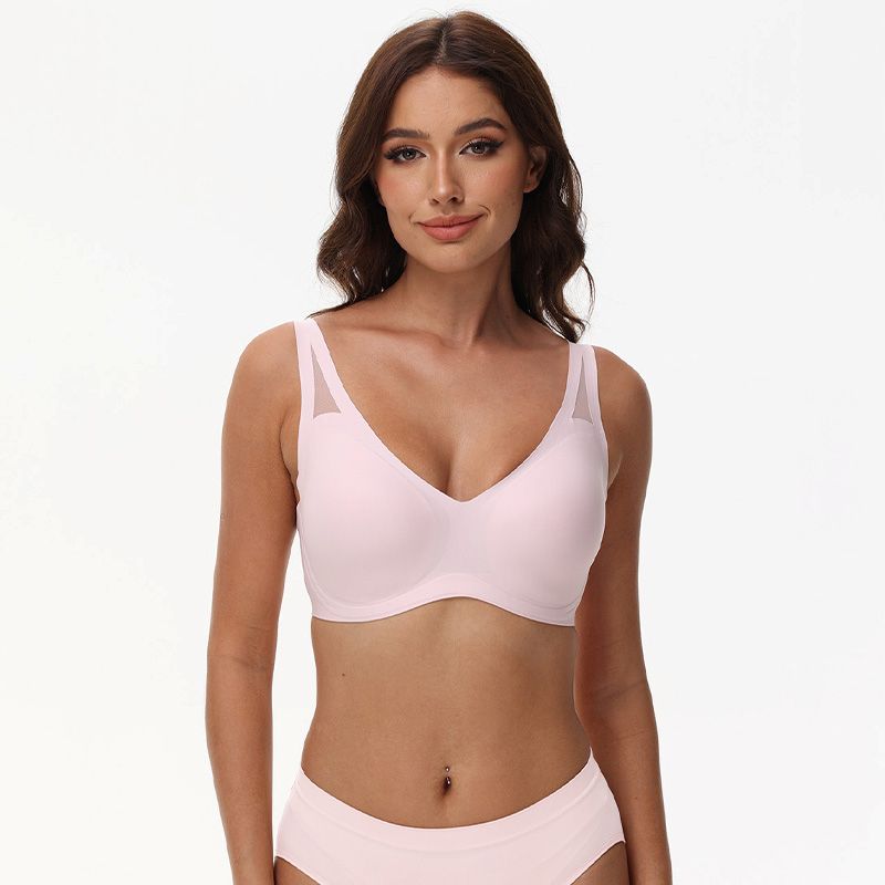 Deep V Wireless Bra Seamless Soft Bralette
