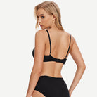 Everyday Plunge Push-Up T-Shirt Bra, Black Wingslove