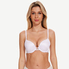 Everyday Plunge Push-Up T-Shirt Bra, Coconut White Wingslove